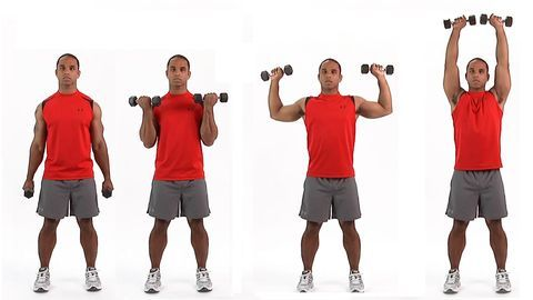 Deep swimmer's press in four steps