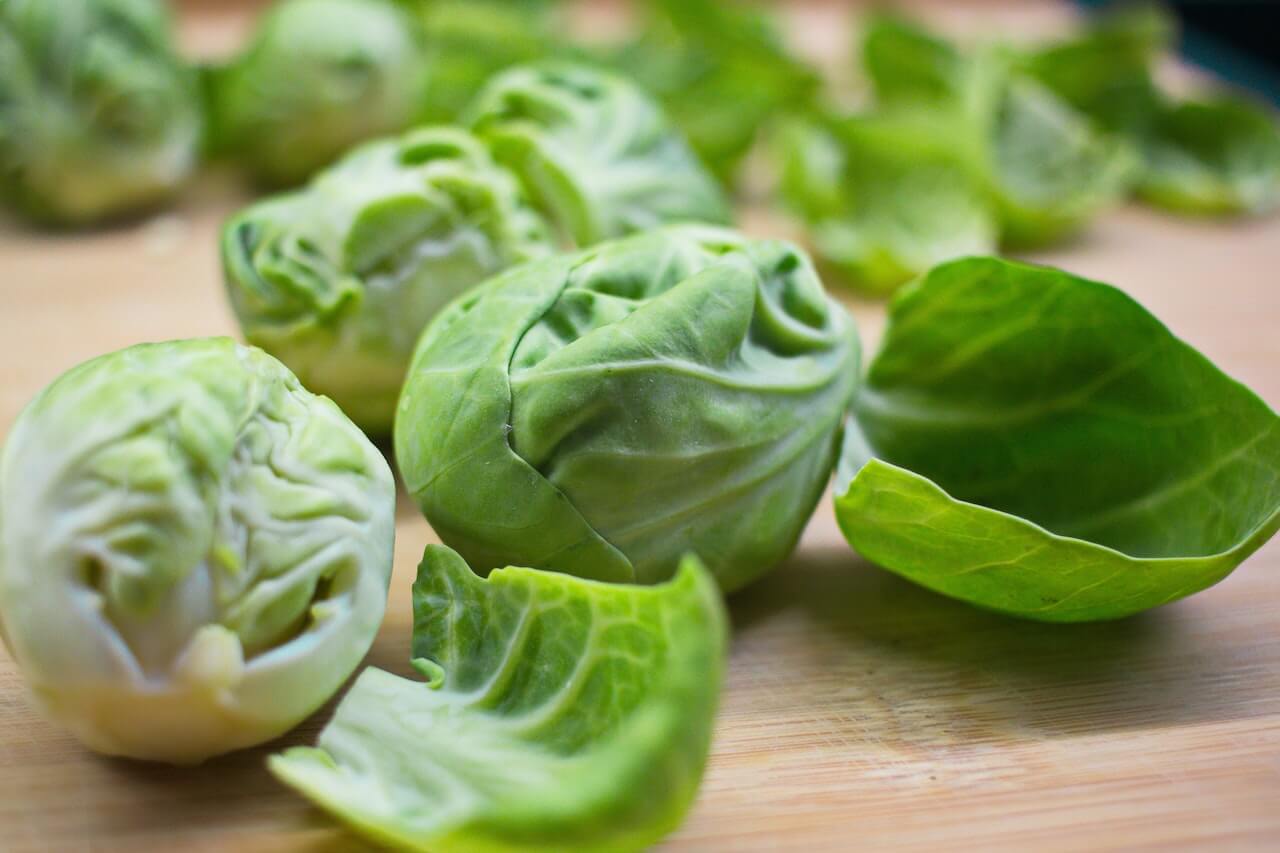 brussel-sprouts-on-wooden-table