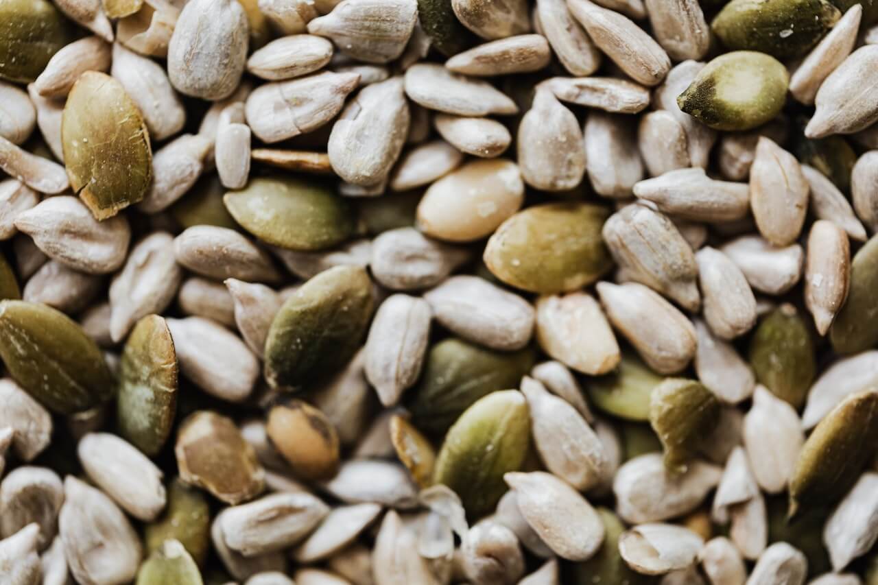 Pile-of-different-pumpkin-seeds