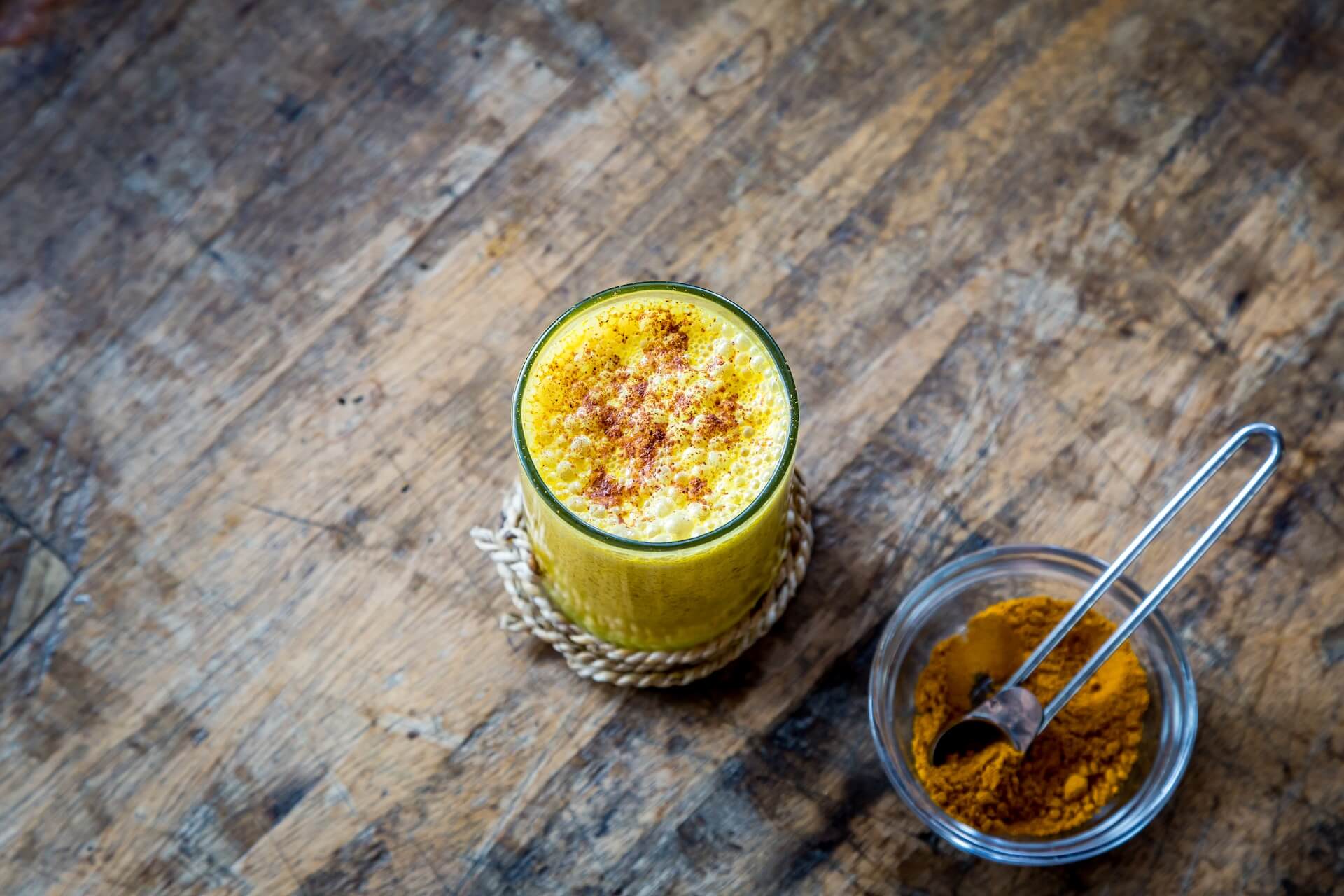 Traditional Indian golden milk