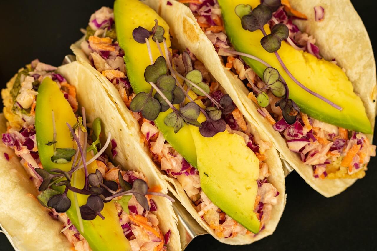 healthy tacos rich in fiber