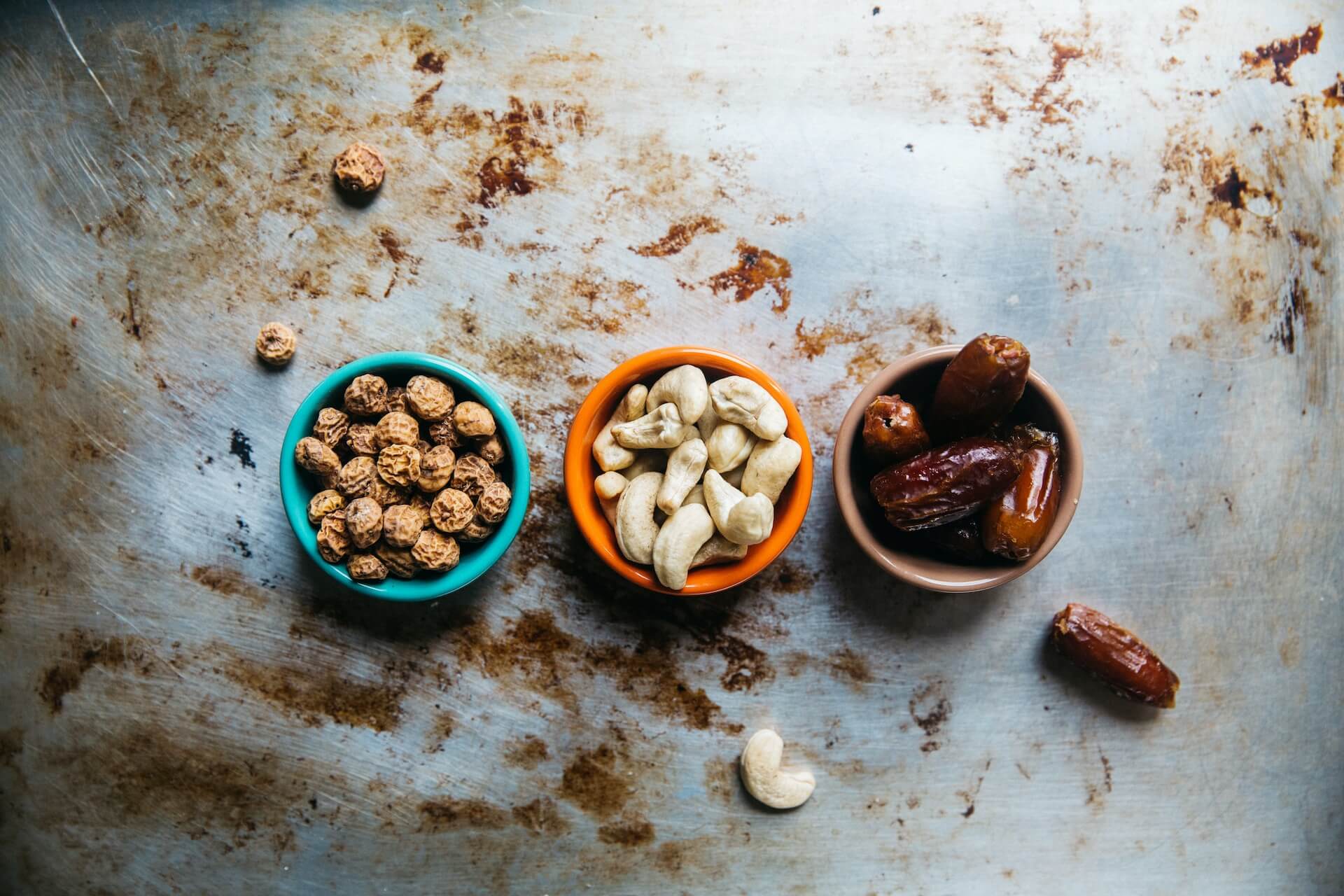 bowls with grains