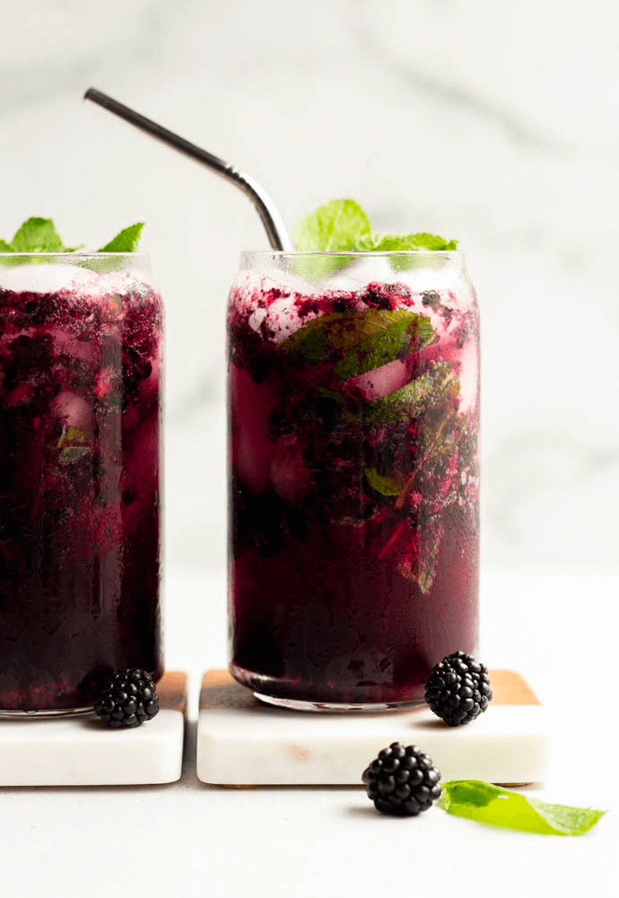 Blackberry Mojito Mocktail